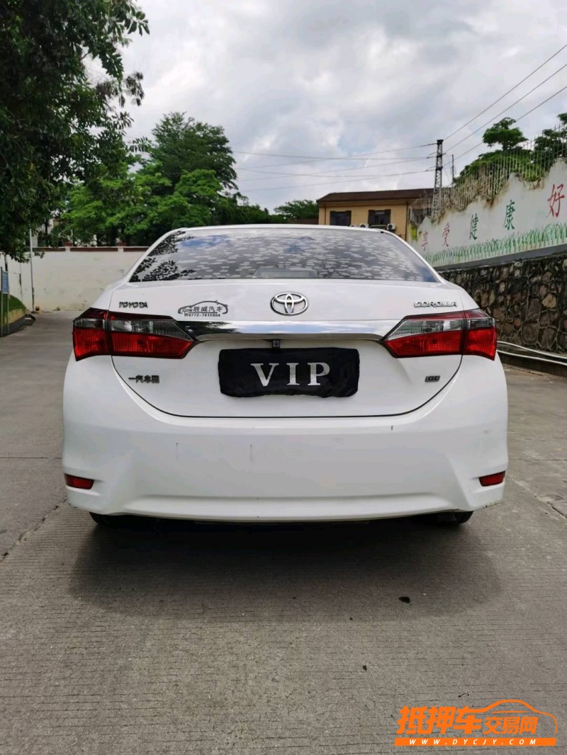 东莞18年丰田卡罗拉1