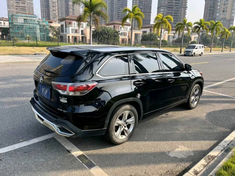 佛山17年丰田汉兰达7