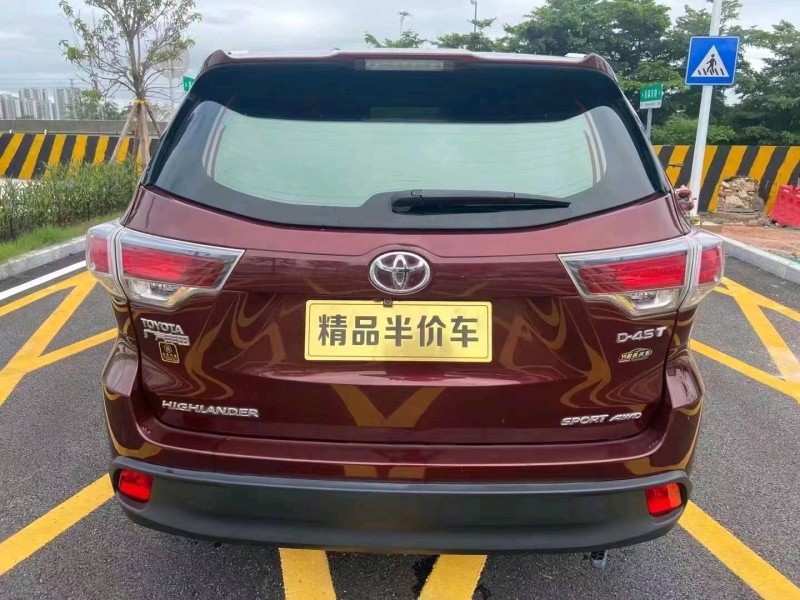 佛山17年丰田汉兰达7