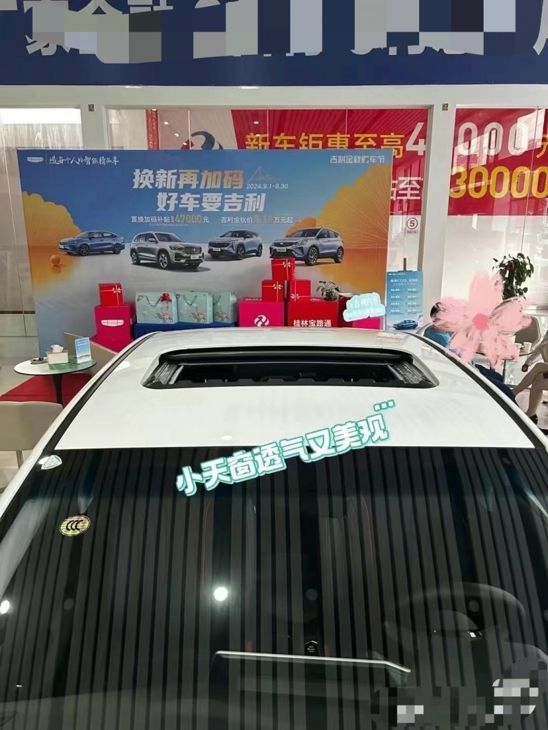 广州24年吉利缤瑞5