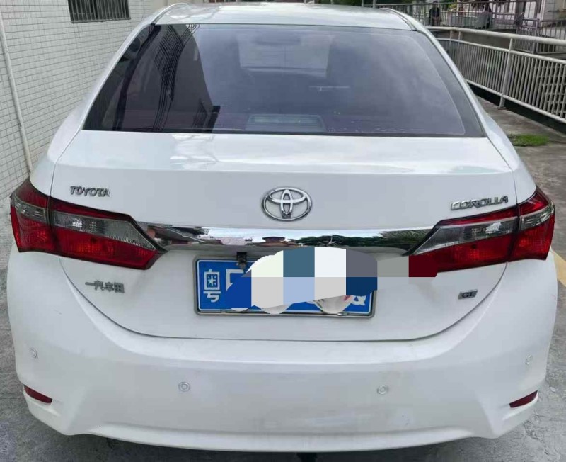 中山19年丰田卡罗拉5