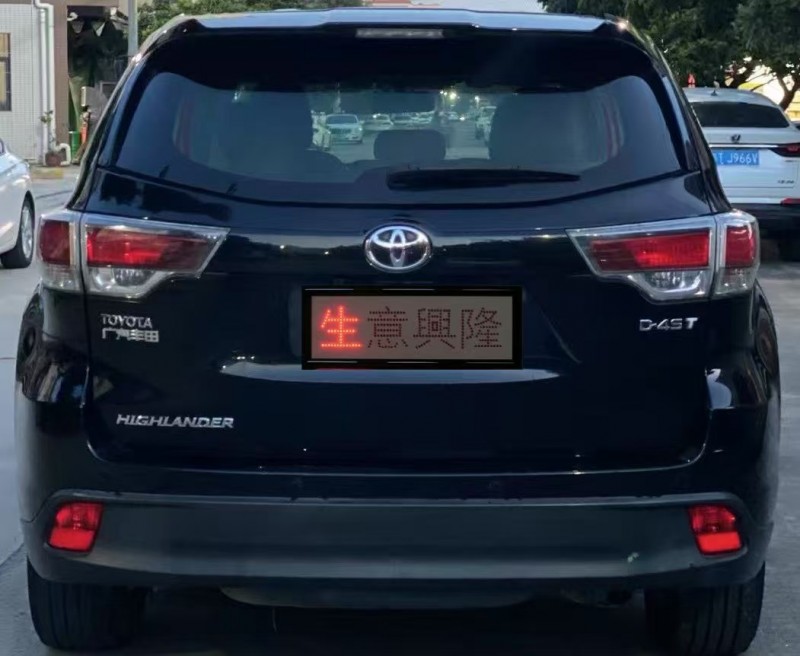 中山18年丰田汉兰达6