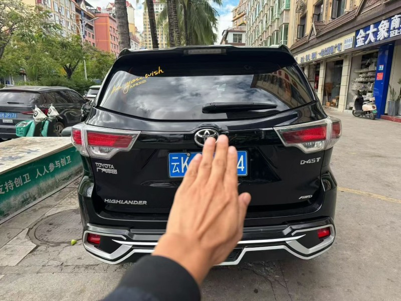 玉溪17年丰田汉兰达9