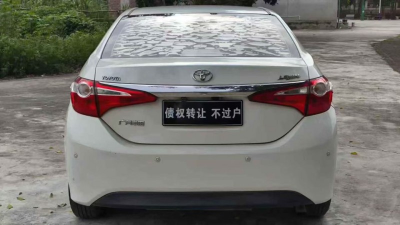 广州16年丰田雷凌9