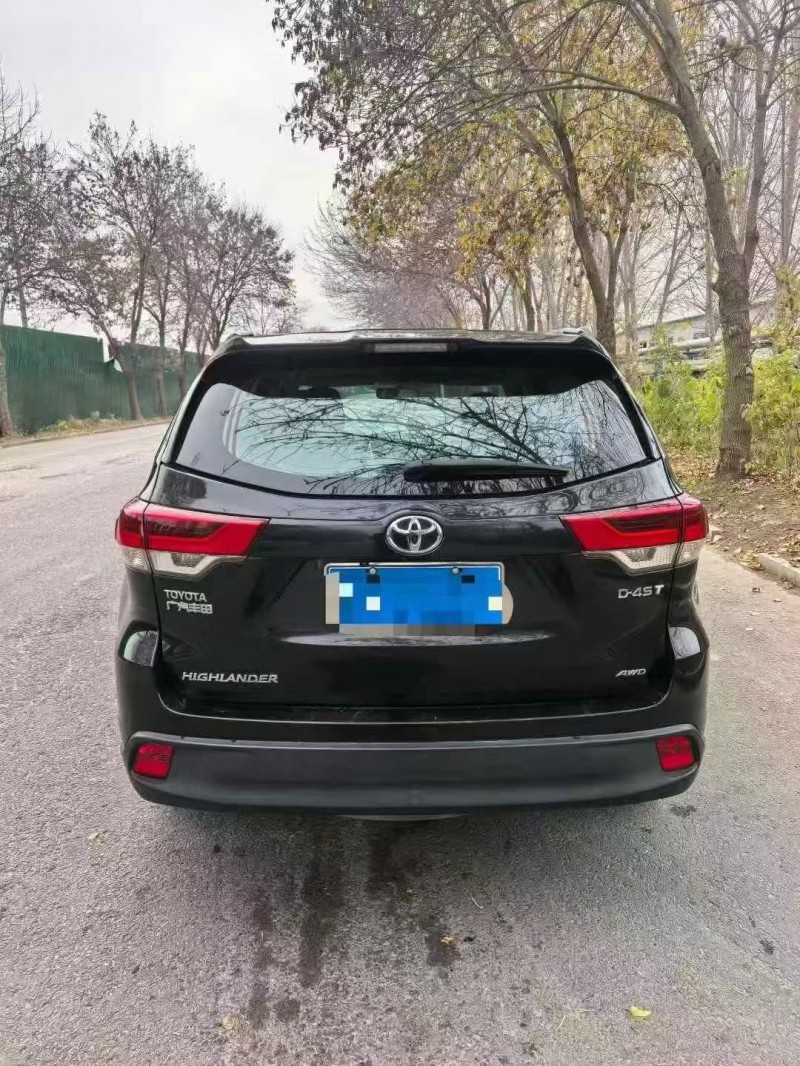 烟台19年丰田汉兰达6