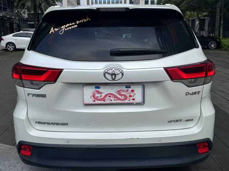 佛山21年丰田汉兰达9