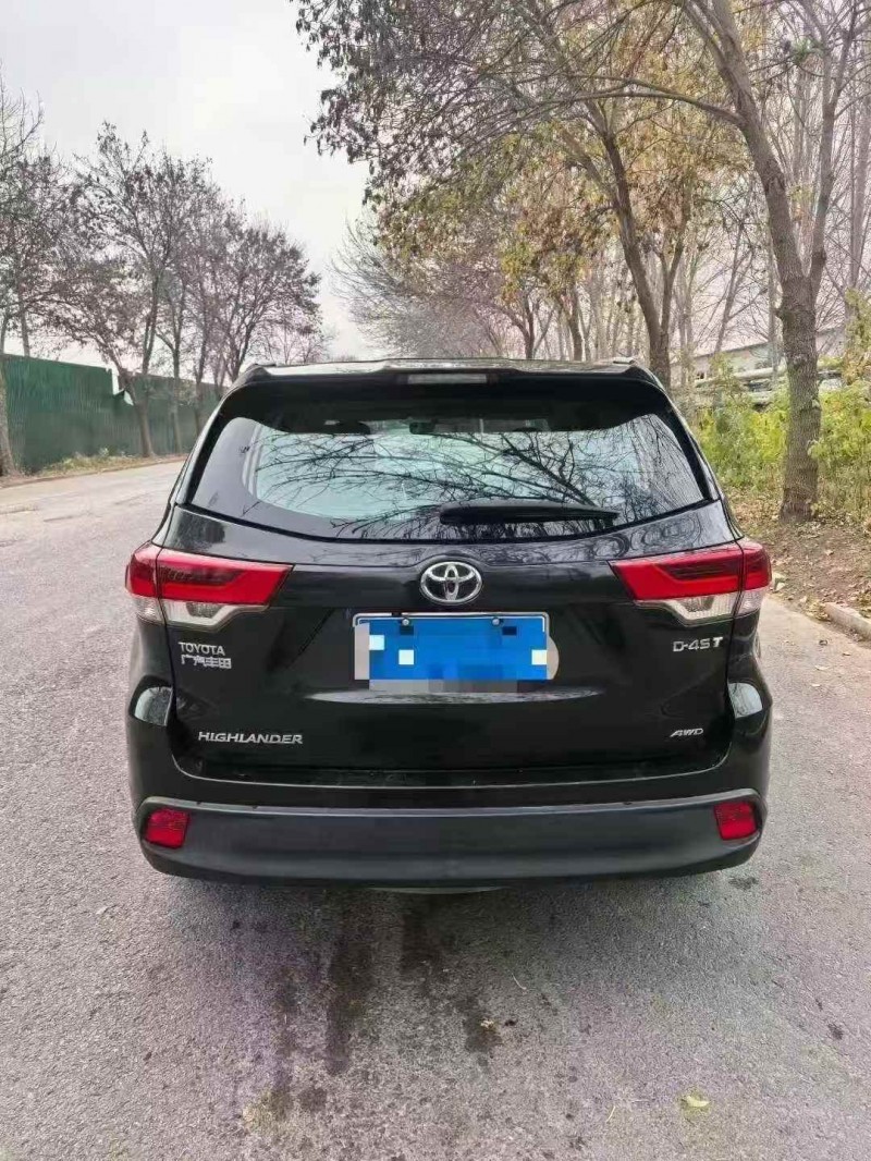 烟台19年丰田汉兰达8