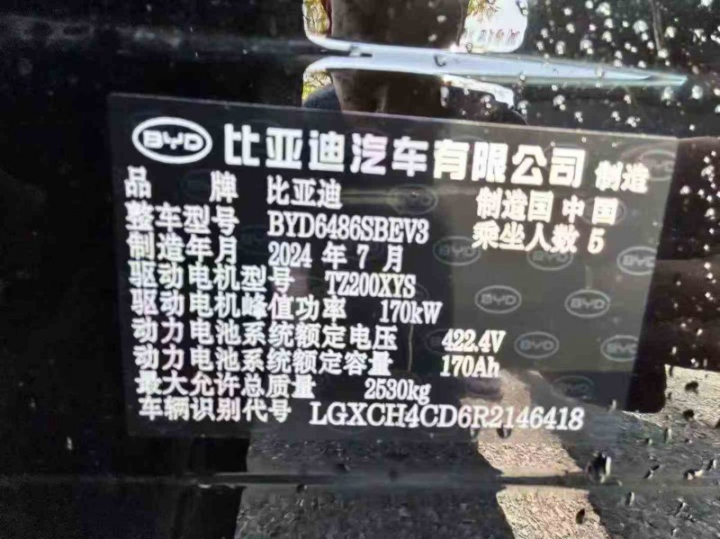 嘉兴24年比亚迪海狮5