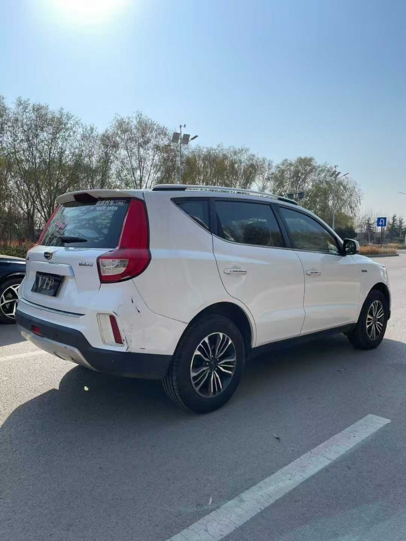 枣庄17年吉利远景7