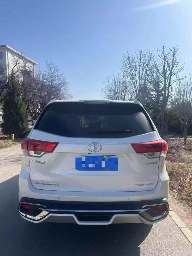 白银22年丰田汉兰达8