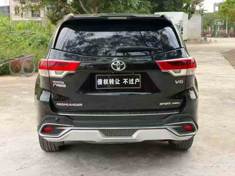 珠海21年丰田汉兰达8