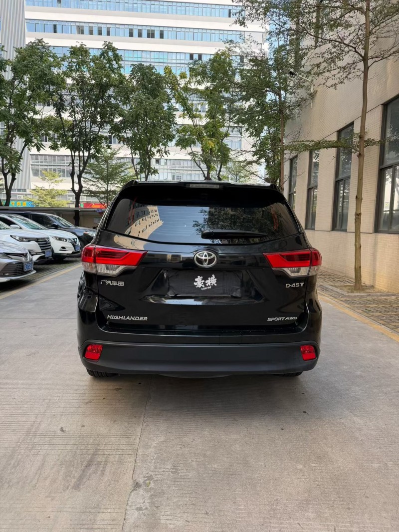 佛山21年丰田汉兰达5