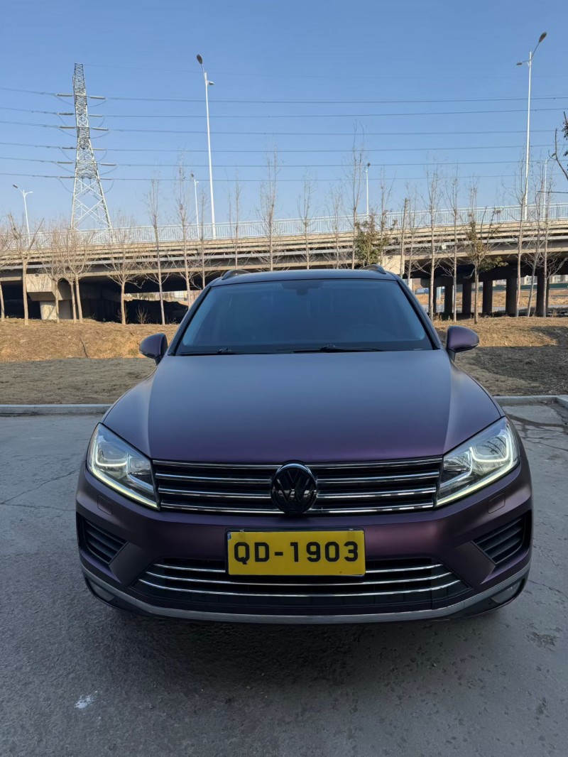 青岛18年大众途锐1