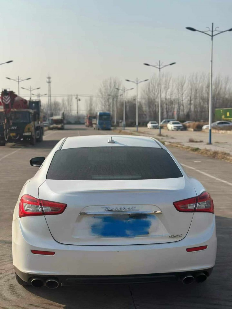 枣庄17年玛莎拉蒂Ghibli9