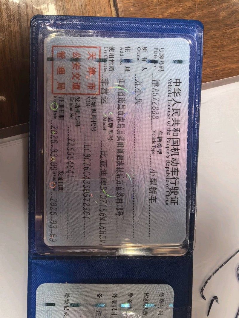 天津26年比亚迪海豹6