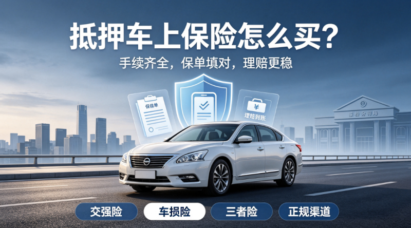 抵押车上保险怎么买