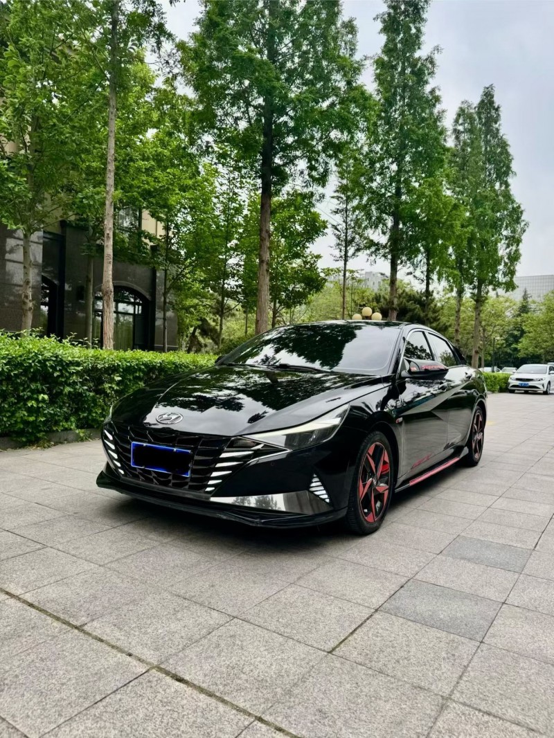 烟台22年现代伊兰特2