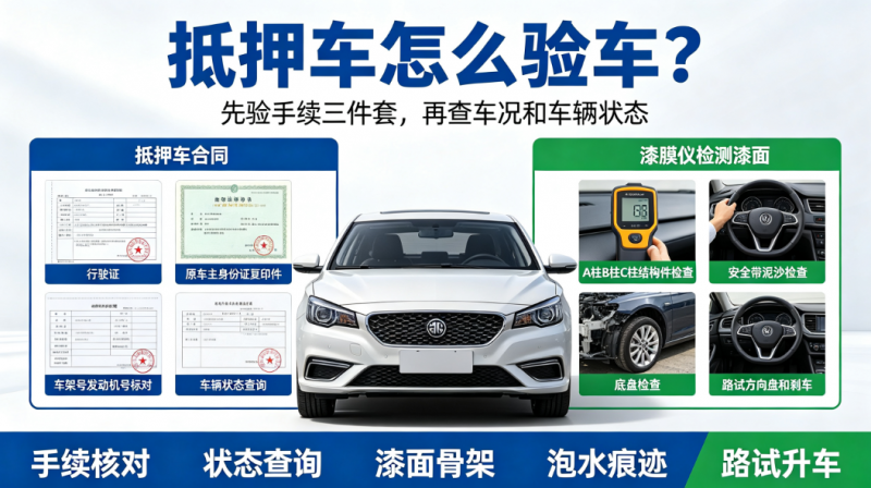 抵押车怎么验车？