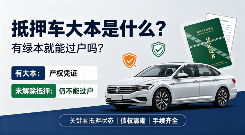 抵押车大本是什么 抵押车大本是什么