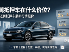 邁騰抵押車在什么價位？大眾邁騰抵押車最新行情報價