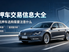 抵押車交易信息大全，自用抵押車選購需要注意什么