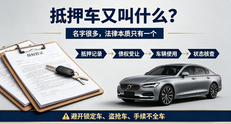 抵押车又叫什么 抵押车又叫什么