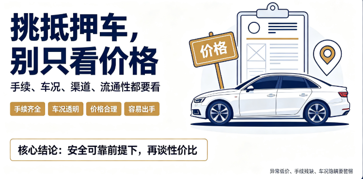 抵押车应该怎么选 抵押车应该怎么选