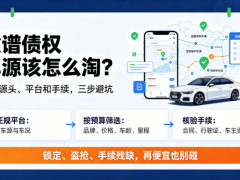 抵押車靠譜債權車源該怎么淘？