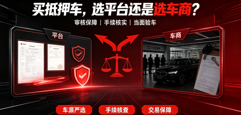 抵押车平台与车商选择 抵押车平台与车商选择