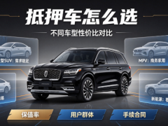 抵押車怎么選？不同車型性價比對比