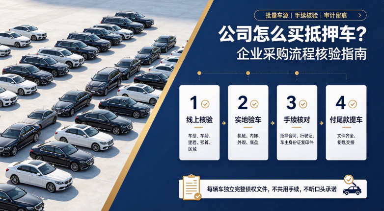 公司怎么买抵押车