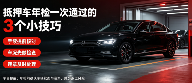 抵押车年检技巧