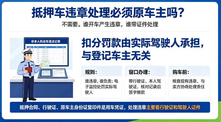 抵押車違章處理
