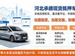河北承德现货抵押车出售，本地选购避坑指南