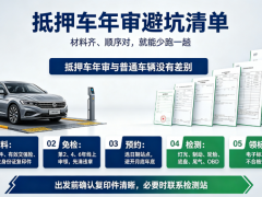 抵押车怎样年审？审车实际操作步骤分享