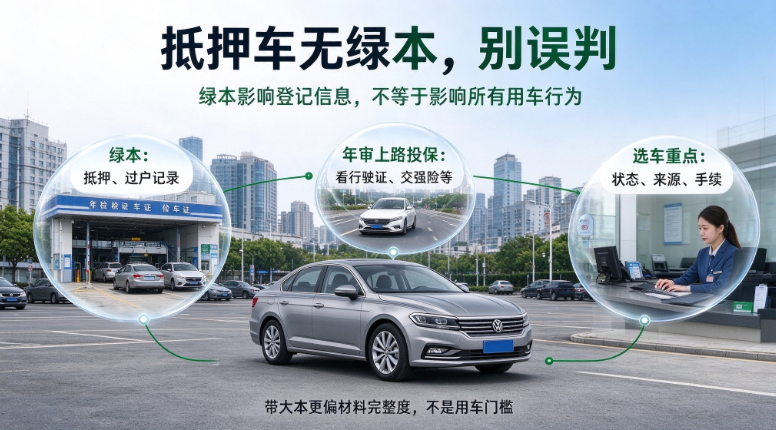 抵押车没有绿本受影响吗 抵押车没有绿本受影响吗