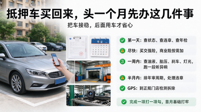 抵押车买完做什么 抵押车买完做什么