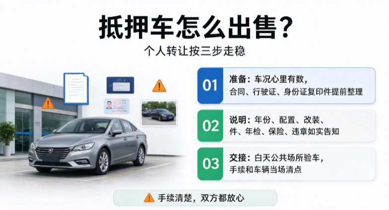 抵押车怎么出售 抵押车怎么出售