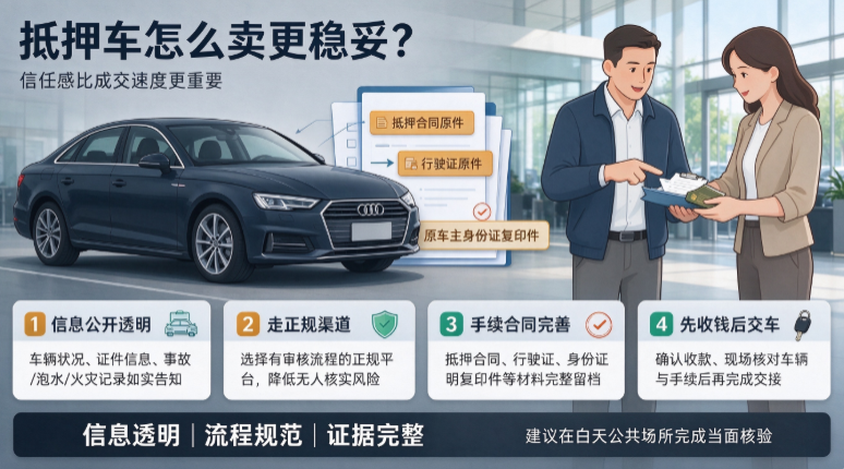 怎样卖抵押车更稳妥 怎样卖抵押车更稳妥