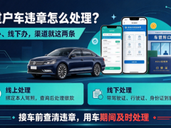 不过户车违章扣分怎么处理？不过户车违章处理方法